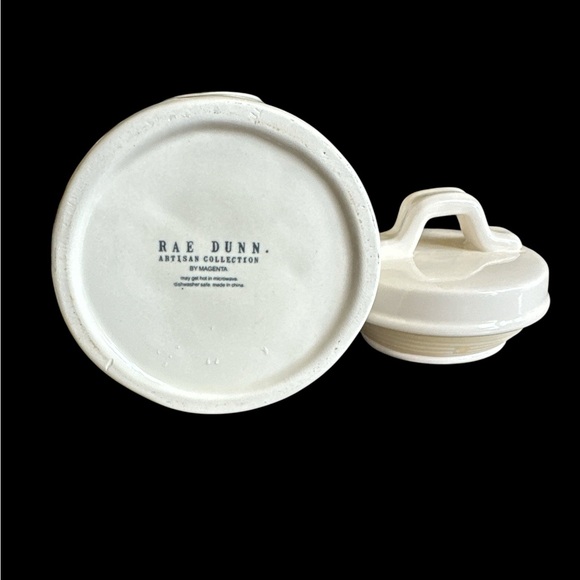 Rae Dunn‎ White Ceramic Jar with Lid - Picture 5 of 5